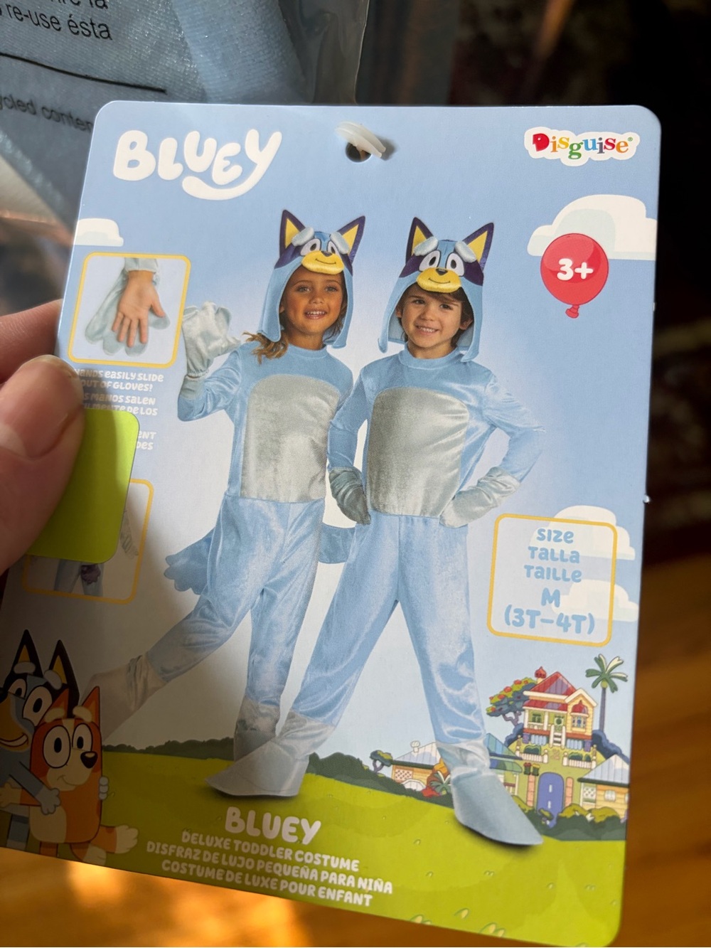 Bluey Deluxe Blue Toddler Costume by Disguise